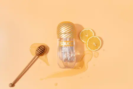 Sauce Honey Intimate Cup, spiralna tekstura i vakuumski sistem, TPE, 24 do 28 mm