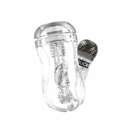 Sauce Black Pepper napredni masturbator za mašine, CyberSkin TPE, od 20 do 28 mm