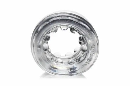XR Brands Ball Stack podesivi providni intimni prsten od TPE materijala