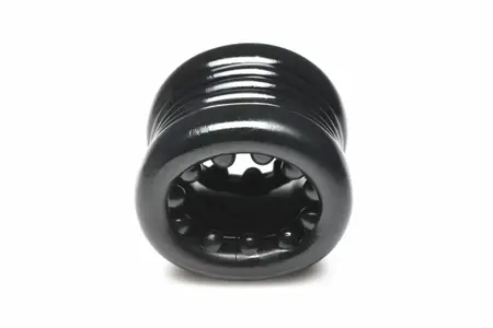 XR Brands Ball Stack anatomski rastezač mošnica od fleksibilnog crnog TPE materijala