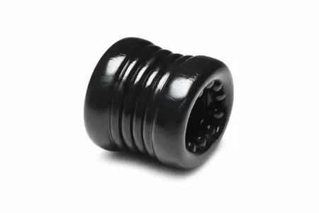 XR Brands Ball Stack anatomski rastezač mošnica od fleksibilnog crnog TPE materijala
