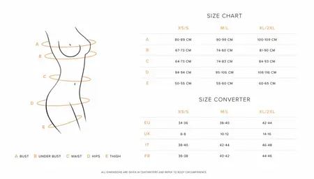 Obsessive Freedom Euridia crni grudnjak sa geometrijskim trakama i podesivim krojem XL/2XL