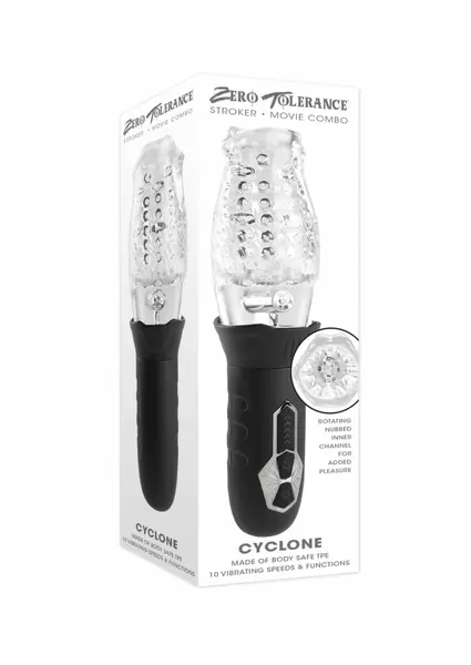 Evolved Novelties Cycloon Black Intimate Machine 10-Mode USB Waterproof