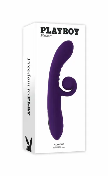 Playboy Curlicue Ljubičasti - Dvostruki Motor Intimni Wellness Uređaj