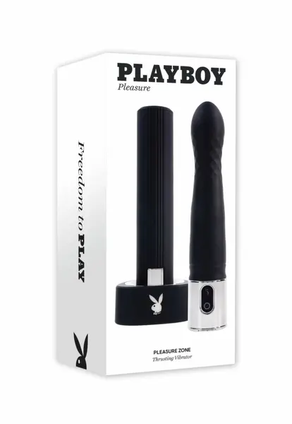 Playboy Pleasure Zone Black punjiva mašina za potiskivanje i intimnu masažu