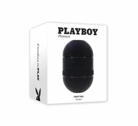 Playboy Tight End Flexible Intimate Machine Black Dual Entry