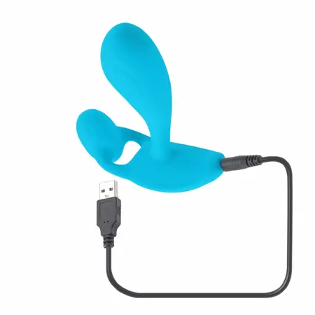 Evolved Novelties Wear Me Out vibrator sa dva motora tirkizni