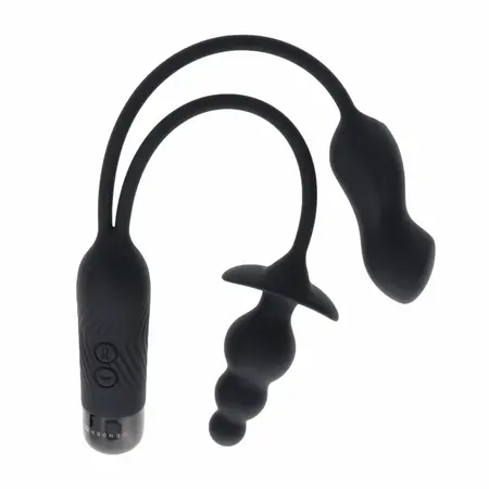 Evolved Novelties Double My Pleasure Black dualni motor intimni sistem