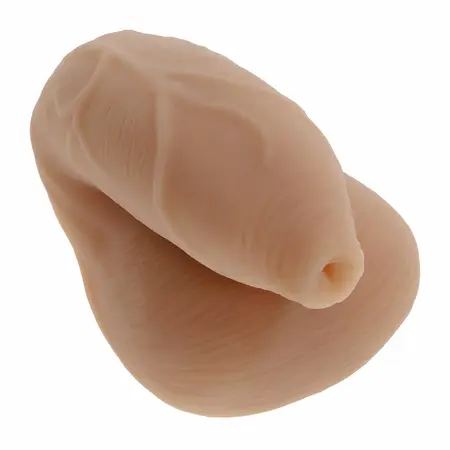 Evolved Novelties The Uncircumcised Packer Model, bež, anatomski dizajn