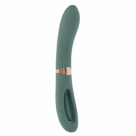 Evolved Novelties Chick Flick dvostrani silikonski vibrator zeleni