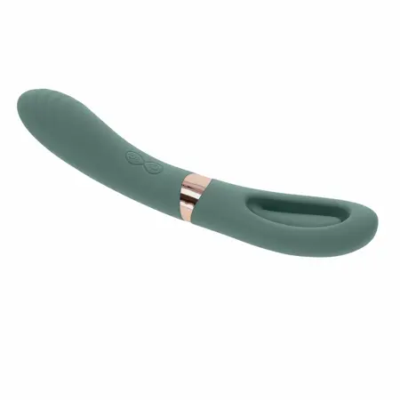 Evolved Novelties Chick Flick dvostrani silikonski vibrator zeleni