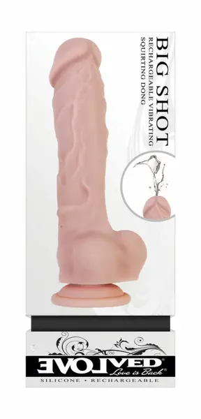 Evolved Novelties Big Shot intimna mašina u bež boji, 10 modova, vakuumska baza