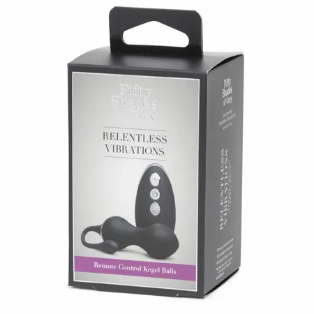 Fifty Shades of Grey Relentless Vibrations Remote-Control Kegel System Black