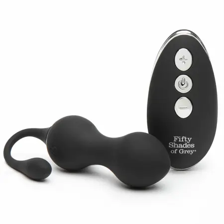Fifty Shades of Grey Relentless Vibrations Remote-Control Kegel System Black