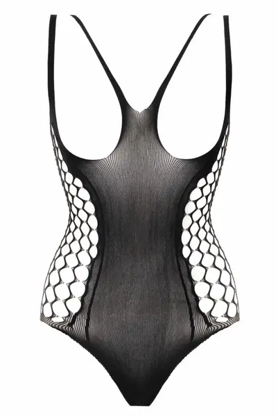 Obsessive Jezzy Body - Black, Elegant Patterned Lingerie