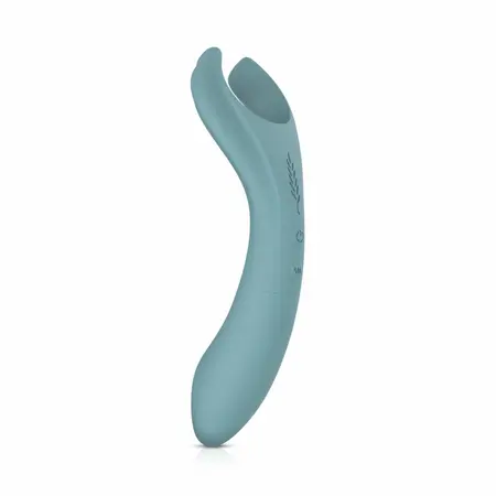 Bloom Peony dvostrani vibrator za parove zeleni vodootporni silikon