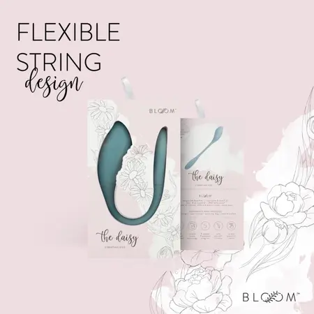 Bloom Daisy Vibrirajuće Jaje Zeleno - Silikonsko, Vodootporno, 5 Režima