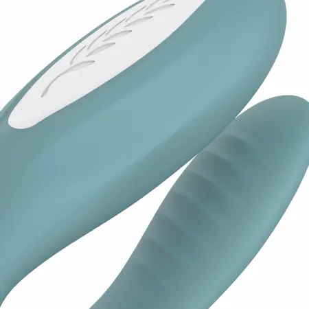 Bloom Jasmine C Shape vibrator zeleni, nežan silikon i senzorska kontrola prevlačenjem