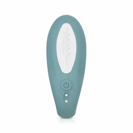 Bloom Jasmine C Shape vibrator zeleni, nežan silikon i senzorska kontrola prevlačenjem