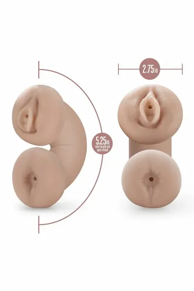 Blush Tasha Glow In The Dark intimni rukav bež X5® Plus 18 cm