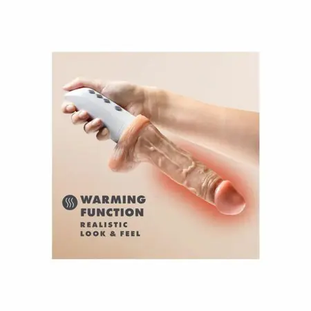Blush Novelties Dr. Hammer Beige intimna mašina sa potiskom 17.7 cm