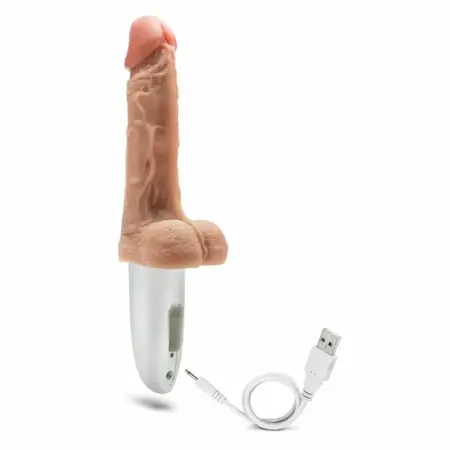 Blush Novelties Dr. Hammer Beige intimna mašina sa potiskom 17.7 cm