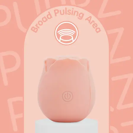 Skins Rose Buddies The Rose Purrz vibrator roze, 10 brzina, punjiv putem USB-a