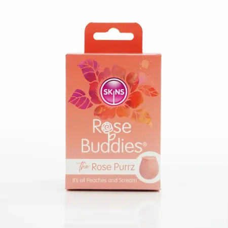 Skins Rose Buddies The Rose Purrz vibrator roze, 10 brzina, punjiv putem USB-a