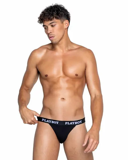 Playboy Modal Jockstrap for Men - Athletic Comfort & Signature Waistband