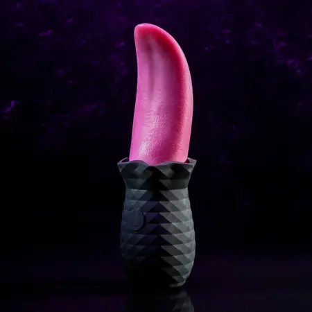 Evolved Tongue Teaser Silikonski Vibrirajući Uređaj Vodootporan USB Roze