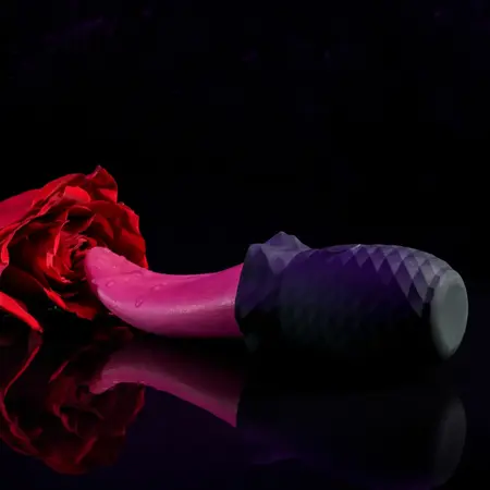 Evolved Tongue Teaser Silikonski Vibrirajući Uređaj Vodootporan USB Roze