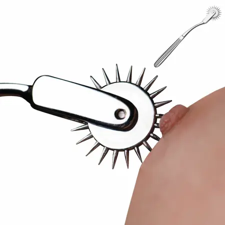XR Brands Wartenberg Točak Srebrni - Precizni Senzorni Alat, Nerđajući Čelik