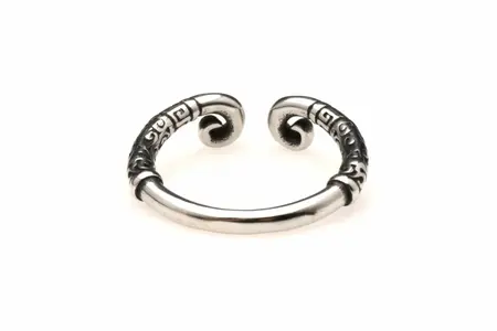 XR Brands Stainless Steel Glans Ring Silver - Precision Comfort Fit