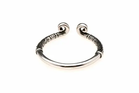 XR Brands Stainless Steel Glans Ring Silver - Precision Comfort Fit