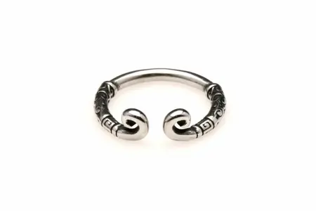 XR Brands Stainless Steel Pressure Ring Silver - Ergonomic Metal Design