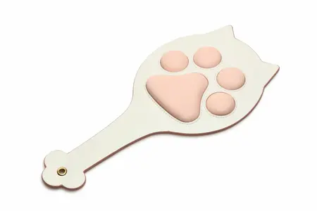 XR Brands Kitty Pink Bondage Set Vegan Leather Gold Accents Adjustable