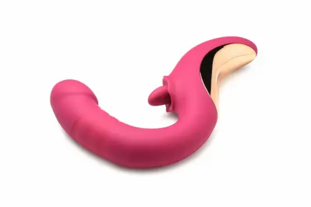 XR Brands Tease & Please Dual-Motion Pink Intimate Device, USB, Silicone