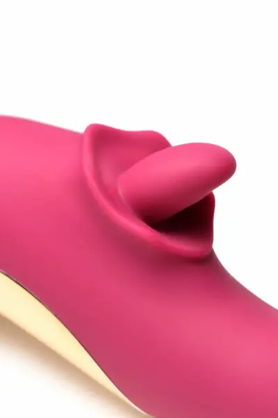 XR Brands Tease & Please Dual-Motion Pink Intimate Device, USB, Silicone