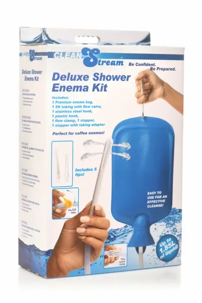 XR Brands Deluxe Shower Cleaning System 1.85L with Multi-Tip Set