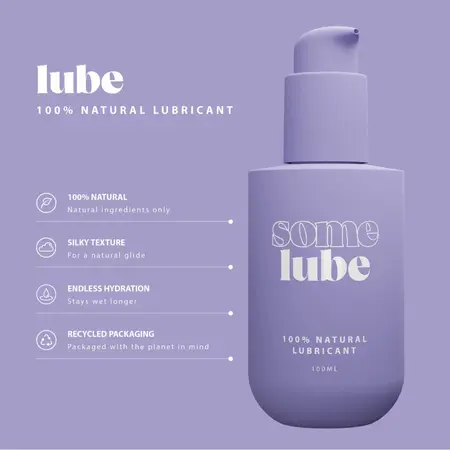 SOME Natural lubrikant 100 ml, veganska i pH balansirana formula na bazi vode