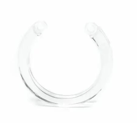 CB-X U-Ring Large Clear - Ergonomic Polycarbonate Chastity Ring 5.1cm