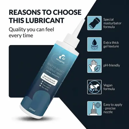 EasyGlide Extra Smooth intimni gel 250ml, lubrikant za aparate