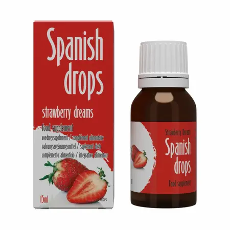 Cobeco Spanish Drops Strawberry Dreams 15ml, energetska formula sa voćnim ukusom jagode