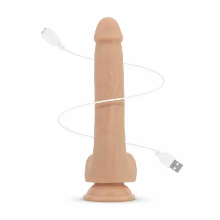 Real Fantasy Bryce intimna mašina sa funkcijom potiska, vibracije i grejanja, 17cm