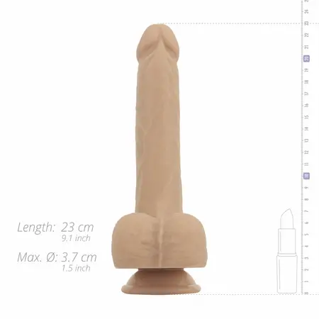 Real Fantasy Bryce intimna mašina sa funkcijom potiska, vibracije i grejanja, 17cm