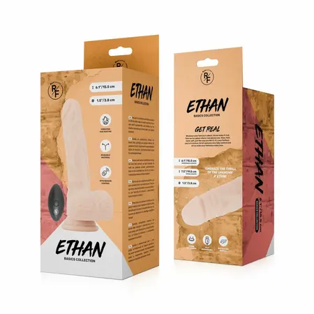 Real Fantasy Ethan intimni uređaj sa funkcijom vibracije i grejanja, bež