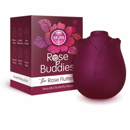 Skins Rose Buddies Flutterz intimni stimulator bordo vodootporni USB