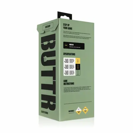 BUTTR Cluster Bombs progresivni set analnih čepova za trening, 3 veličine, crni