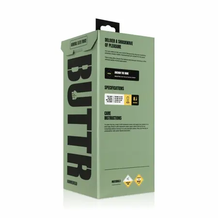 BUTTR Hammerhead veliki analni čep 20.5 cm crni silikon