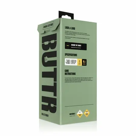 BUTTR FIM-92 Stinger Advanced analni dildo 22cm crni